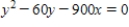 Find the directrix of the parabola given by   . ​ A)    B)    C)    D)    E)   