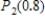 Consider the function   and its second-degree polynomial   at   .Compute the value of   and   Round your answer to four decimal places. ​ A)    B)    C)    D)    E)   