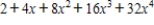 Find the fourth degree Maclaurin polynomial for the function. ​   ​ A)    B)    C)    D)    E)   