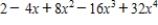 Find the fourth degree Maclaurin polynomial for the function. ​   ​ A)    B)    C)    D)    E)   