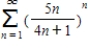 Use the Root Test to determine the convergence or divergence of the series. ​   ​ A) converges B) diverges C) Root Test inconclusive