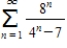 Use the Direct Comparison Test (if possible) to determine whether the series   converges or diverges. ​ A) converges B) diverges