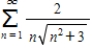 Use the Limit Comparison Test to determine the convergence or divergence of the series   . ​ A) The series   diverges. B) The series   converges.