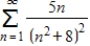 Use the Direct Comparison Test to determine the convergence or divergence of the series   . ​ A) The series   diverges. B) The series   converges.