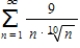 Determine the convergence or divergence of the series. ​   ​ A) converges B) diverges C) cannot be determined