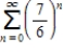 Determine the convergence or divergence of the series. ​   ​ A) diverges B) converges C) cannot be determined