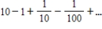 Find the sum of the convergent series   ​ A)    B)    C)    D)    E)   