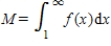 ​Let   ,where   and   is some finite positive constant,as pictured below. ​   ​ Let   and   .Which one of the following statements is true? ​ A) ​   B) ​   C) ​   D) ​No conclusion can be made about the relative values of   and   .