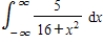 Determine whether the improper integral   diverges or converges.Evaluate the integral if it converges. ​ A)    B)    C)    D)    E) diverges