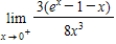 Evaluate the limit   using L'Hopital's Rule if necessary. ​ A)      B)    C)    D) 0 E)     