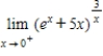 Evaluate the limit   using L'Hopital's Rule if necessary. ​ A)    B)    C) 1 D)    E)   