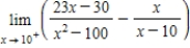 Evaluate the limit   ,using L'Hopital's Rule if necessary. ​ A)    B)    C)    D)    E) does not exist