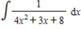 Use integration tables to find   . ​ A)    B)    C)    D)    E)   