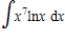 Find the integral using integration by parts. ​   ​ A)    B)    C)    D)    E)   