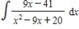 Use partial fractions to find the integral   . ​ A)    B)    C)    D)    E)   