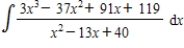 Use partial fractions to find the integral   . ​ A)    B)    C)    D)    E)   