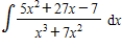 Use partial fractions to find   . ​ A)    B)    C)    D)    E)   