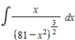 Find the indefinite integral by making the substitution   . ​   ​ A)    B)    C)    D)    E)   