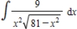 Find the indefinite integral by making the substitution   . ​   ​ A)    B)    C)    D)    E)   
