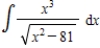 Find the indefinite integral by making the substitution   . ​   ​ A)    B)    C)    D)    E)   