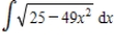 Find the indefinite integral. ​   ​ A)    B)    C)    D)    E)   