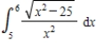 Find the definite integral. ​   ​ A)    B)    C)    D)    E)   