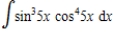 Find the indefinite integral. ​   ​ A)    B)    C)    D)    E)   
