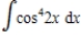Find the indefinite integral. ​   ​ A)    B)    C)    D)    E)   