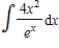 Find the indefinite integral. ​   ​ A)    B)    C)    D)    E)   