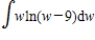 Find the indefinite integral. ​   ​ A)    B)    C)    D)    E)   