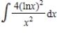 Find the indefinite integral. ​   ​ A)    B)    C)    D)    E)   