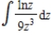 Find the indefinite integral. ​   ​ A)    B)    C)    D)    E)   