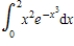 Find the definite integral. ​   ​ A)    B)    C)    D)    E)   