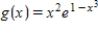 ​Find the combined area of the two regions bounded by the curves   and   as shown in the figure bellow. ​   ​ A) ​0.073 B) ​0.203 C) ​0.276 D) ​0.828