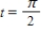 The velocity of a particle moving along a line is given by   for the interval   . -​How far to the right of the starting point will the particle be at   ? ​ A) ​2.212 B) ​1.548 C) ​3.318 D) ​4.424