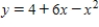 Which of the following expressions represents the volume of the solid generated when the region bounded by   and   is rotated about the line   ? ​ A) ​   B) ​   C) ​   D) ​  