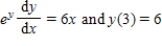 If   then the particular solution   is​ ​ A) ​   B) ​   C) ​   D) ​  