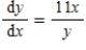 Consider the differential equation ​   ,for ​   only,with initial value   . ​ The particular solution y(x) is ​ A) ​   B) ​   C) ​   D) ​  