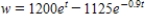 <strong>A calf that weighs 75 pounds at birth gains weight at the rate   where w is weight in pounds and t is time in years.Use a computer algebra system to solve the differential equation for   . ​</strong> A)   B)   C)   D)   E)   <div style=padding-top: 35px> 