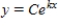 Find the exponential function   that passes through the two given points.Round your values of C and k to four decimal places. ​   ​ A)    B)    C)    D)    E)   