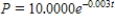 Suppose that the population (in millions) of Hungary in 2007 was 10 and that the expected continuous annual rate of change of the population is -0.003.Find the exponential growth model   for the population by letting   correspond to 2000.Round your answer to four decimal places. ​ A)    B)    C)    D)    E)   