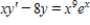 Which of the following is a solution of the differential equation   ? ​ A)    B)    C)    D)    E)   