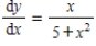 Use integration to find a general solution of the differential equation   . ​ A)    B)    C)    D)    E)   