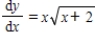Use integration to find a general solution of the differential equation. ​   ​ A)    B)    C)    D)    E)   