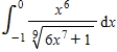 ​Evaluate:   . ​ A) ​   B) ​   C) ​0 D) ​The function is not integrable on the interval   .