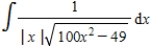 Find the indefinite integral. ​   ​ A)    B)    C)    D)    E)   