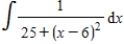 Find the indefinite integral. ​   ​ A)    B)    C)    D)    E)   