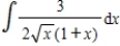 Find the integral   . ​ A)    B)    C)    D)    E)   