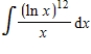 Find the indefinite integral   . ​ A)    B)    C)    D)    E)   