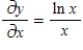 Use integration to find the particular solution of the differential equation   which passes through the point   . ​ A)    B)    C)    D)    E)   